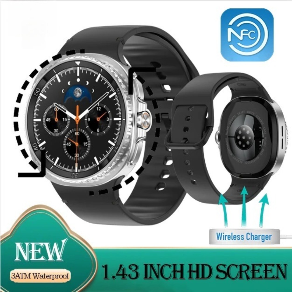 Health Wellness Bracelet - Wetter-Smartwatch Bluetooth-Anruf-Uhr Herzfrequenz Wasserdichte Smartwatch Sprachassistent