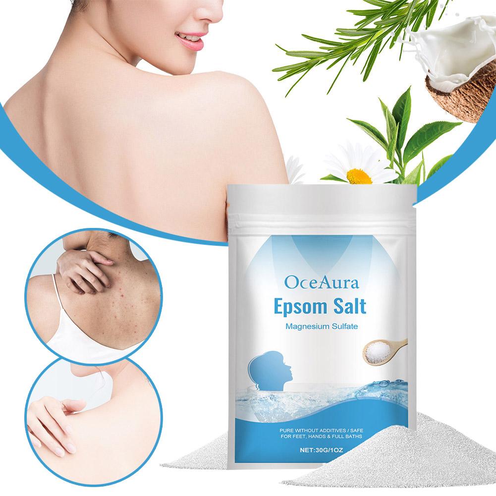 Bath Salts Magnesium - Epsom Salz Magnesiumsulfat Feuchtigkeitsspendendes Peeling Reine