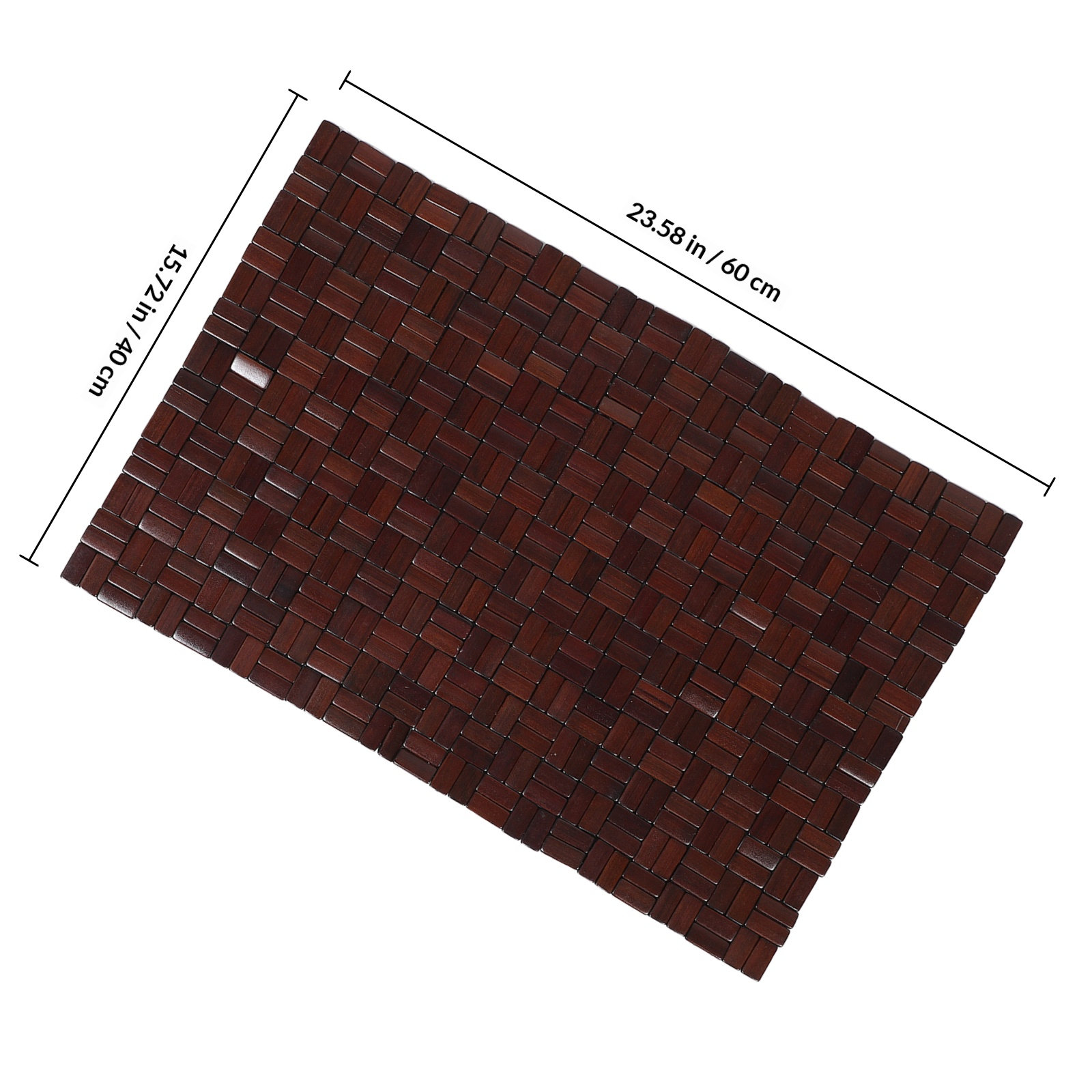 Faltbare Bambus-Badematte mit  – Bamboo Bath Mat Bewertung und Preis