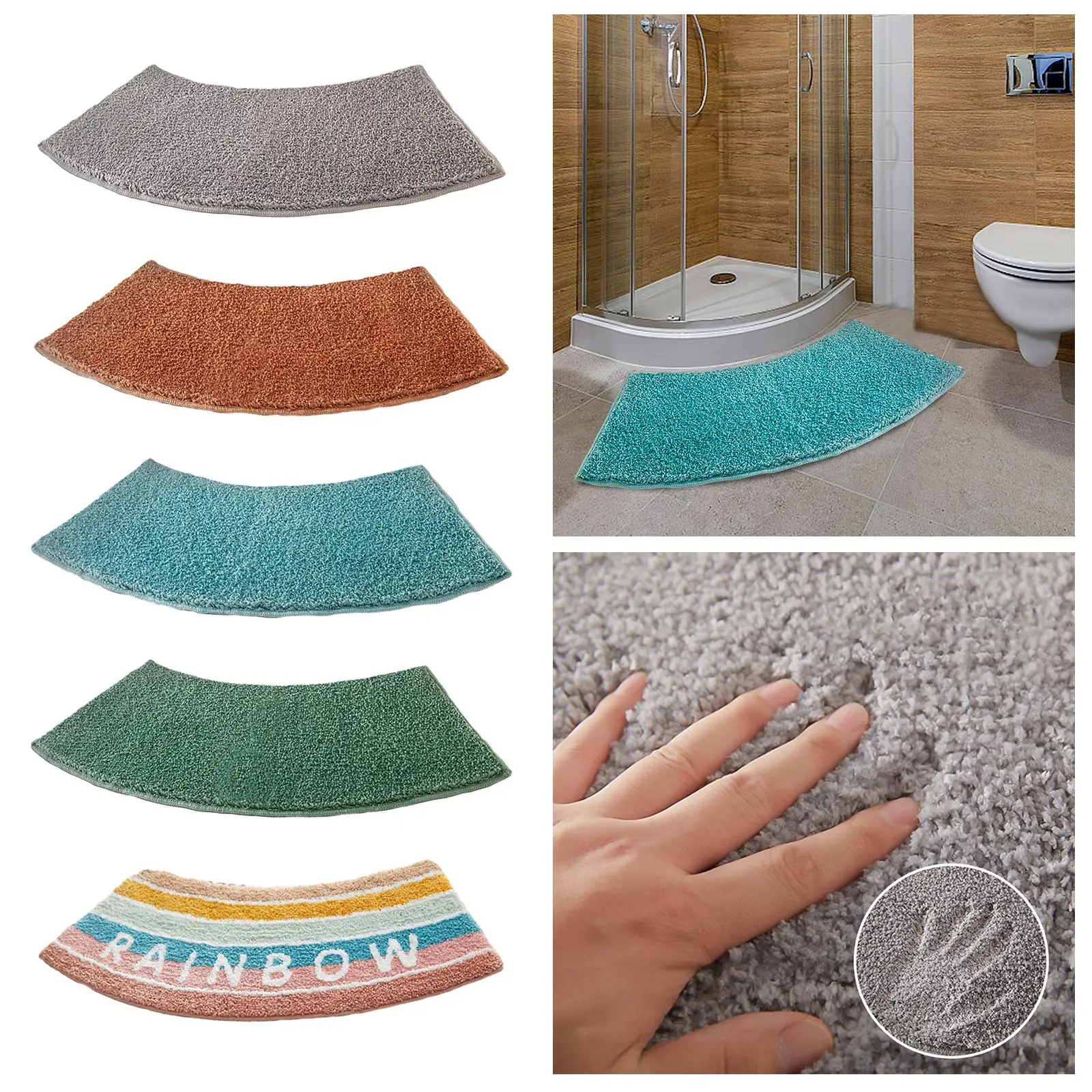 Gebogene Duschmatte, Toiletten – Bamboo Bath Mat Bewertung und Preis