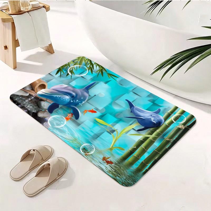 1 Stück Unterwasser-Delfin-Bam – Bamboo Bath Mat Bewertung und Preis