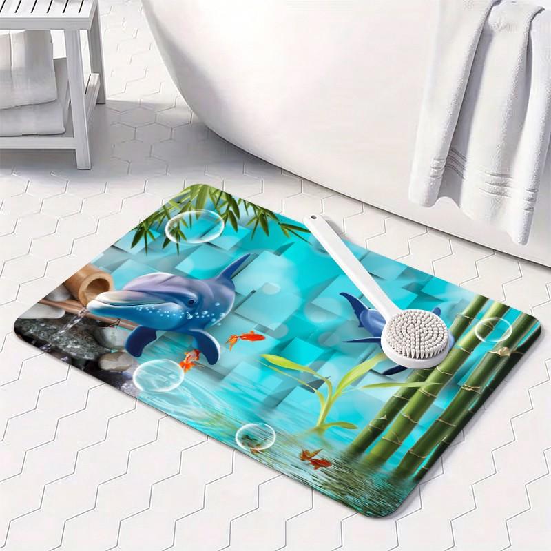 1 Stück Unterwasser-Delfin-Bam – Bamboo Bath Mat Bewertung und Preis