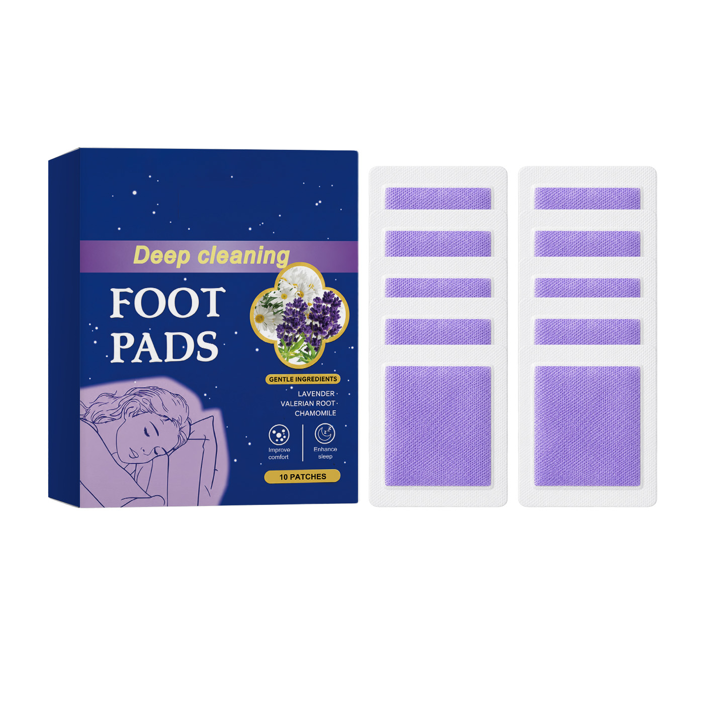 Fußpflaster für tiefen Schlaf  – Detox Foot Patch Bewertung und Preis